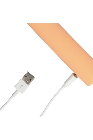 Vibromasseur point G fingering peach fuzz - 20 cm