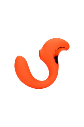 Vibromasseur Rabbit G-Spot - Orange - 13 cm