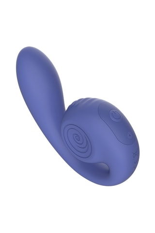 Stimulateur point G Double Gizi Lite - Bleu - 12 cm