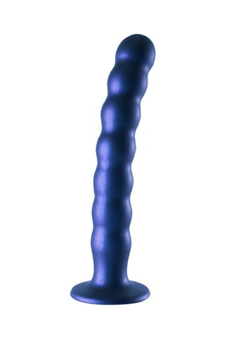 Godemiché perlé G-Spot Ouch ! Bleu -20,5 cm