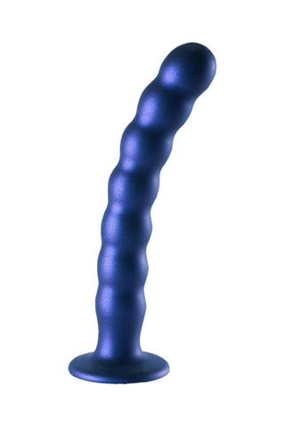 Godemiché perlé G-Spot Ouch ! Bleu -20,5 cm