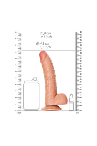 Godemiché réaliste waterproof - Beige - 17 cm