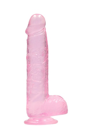 Godemiché réaliste Crystal Clear - Rose - 12,5 cm