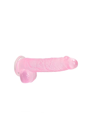 Godemiché réaliste Crystal Clear - Rose - 12,5 cm