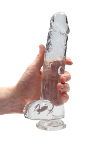 Godemiché réaliste Crystal Clear - Transparent - 19 cm