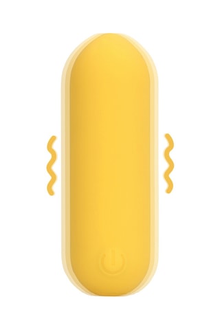 Stimulateur clitoridien Smooth Bullet Vibrator - Jaune - 7 cm