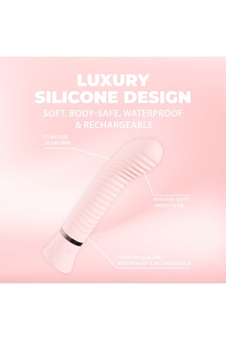 Stimulateur clitoridien Divine Loveline - Rose - 12,5 cm