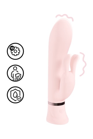 Stimulateur clitoridien Tendre Loveline - Rose - 7,5 cm