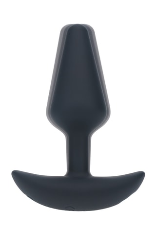 Plug anal vibrant - Noir - 9 cm