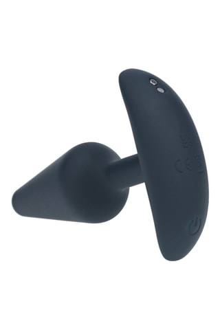 Plug anal vibrant - Noir - 9 cm