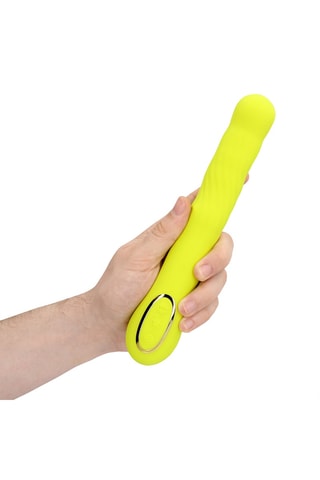 Vibromasseur Wiggle Loveline - Jaune - 17,5 cm