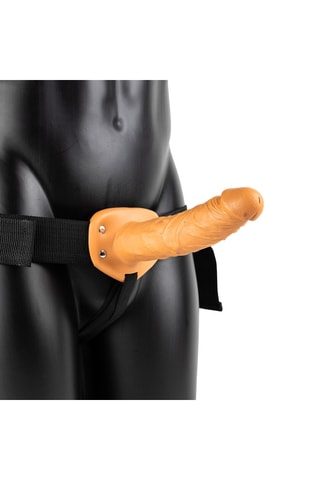Gode ceinture Be the RealRock  - Orange - 20,5 cm