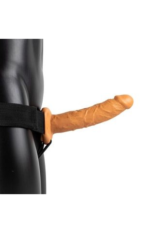 Gode ceinture Be the RealRock  - Orange - 20,5 cm