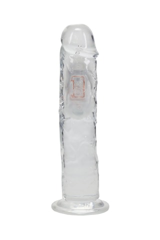 Vibromasseur RealRock - Transparent - 20 cm
