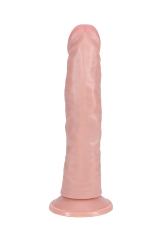 Godemichet vibrant RealRock - Rose - 16 cm