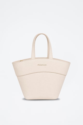 Leren Shopper Mielys - Ecru