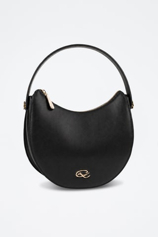 Leren Trendy Handtas Sirocco - Zwart