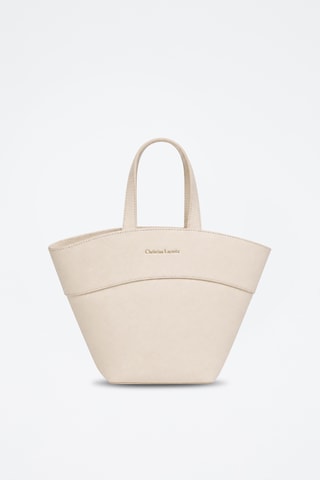 Leren Shopper Mielys - Ecru