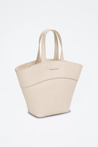 Leren Shopper Mielys - Ecru