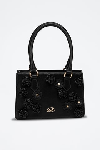 Leren Shopper Parade - Zwart