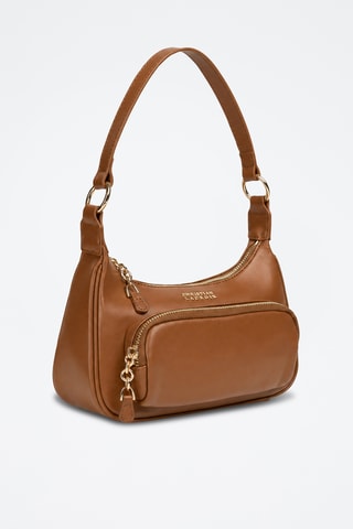 Leren Trendy Handtas Mistraline - Bruin