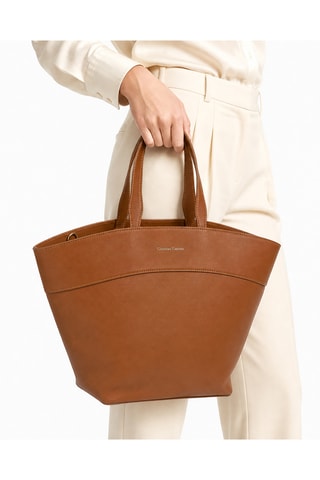 Leren Shopper Mielys - Bruin