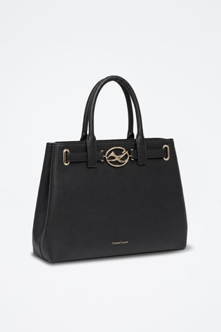 Leren Handtas Rocaille - Zwart