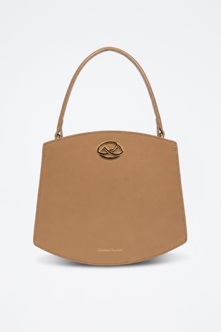 Leren Trendy Handtas Aubanel - Camel