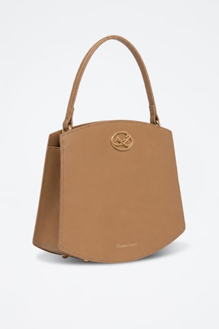 Leren Trendy Handtas Aubanel - Camel