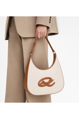 Leren Trendy Handtas Caliza - Bruin