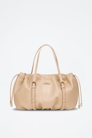 Leren Handtas Ciselia - Beige