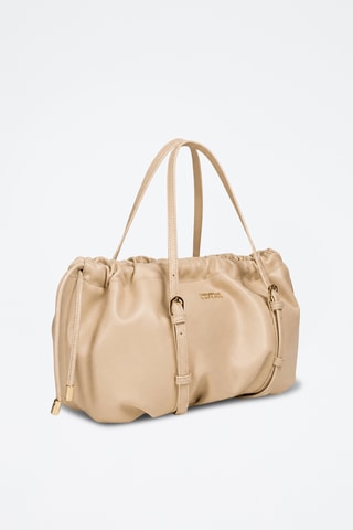 Leren Handtas Ciselia - Beige