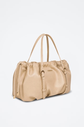 Leren Handtas Ciselia - Beige