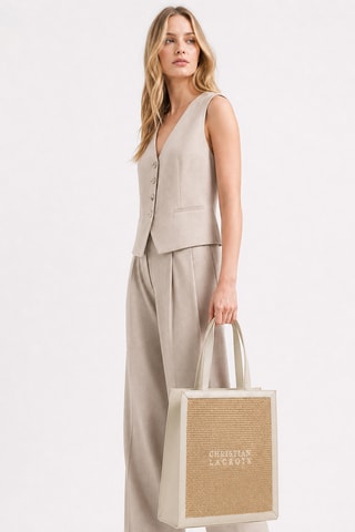 Leren Shopper Terana - Ecru