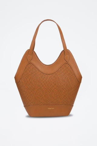 Leren Shopper Nebula - Bruin
