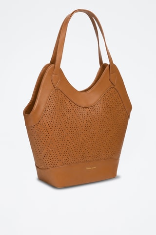 Leren Shopper Nebula - Bruin