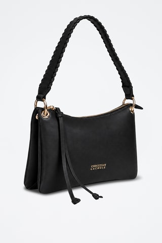 Leren Trendy Handtas Virelia - Zwart