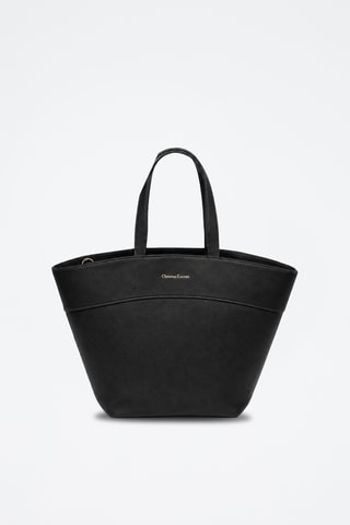 Leren Shopper Mielys - Zwart