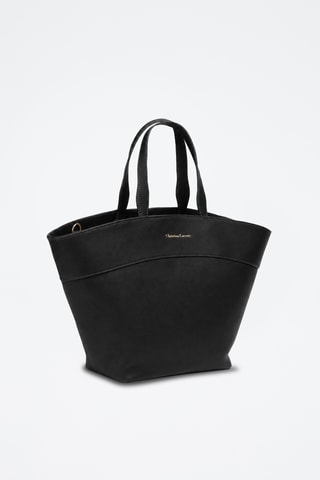 Leren Shopper Mielys - Zwart