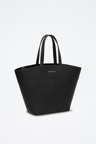 Leren Shopper Mielys - Zwart