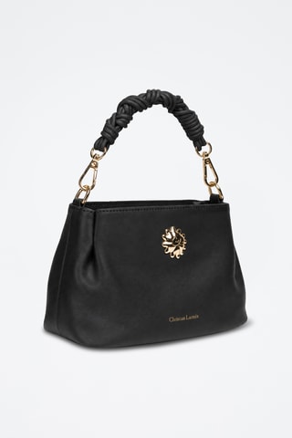 Leren Trendy Handtas Calisson - Zwart