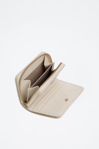 Leren Portefeuille Aubanel - Ecru