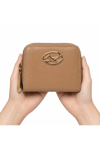 Leren Portefeuille Aubanel - Camel