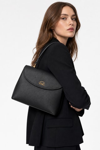 Leren Handtas Zélie - Zwart