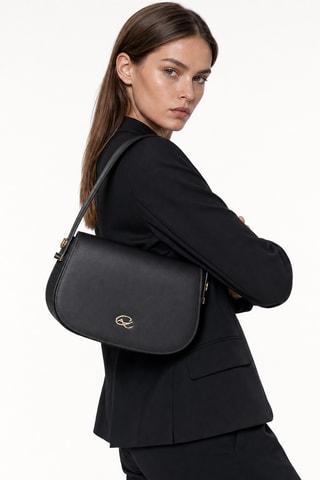 Leren Handtas Sirocco - Zwart