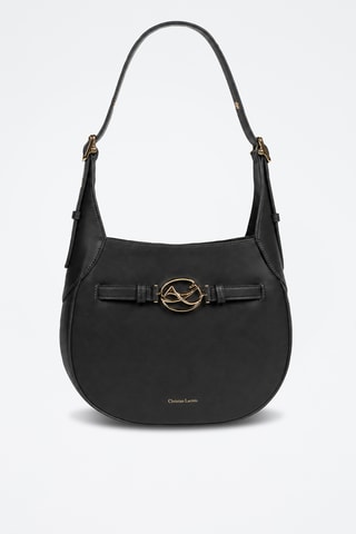 Leren Trendy Handtas Rocaille - Zwart