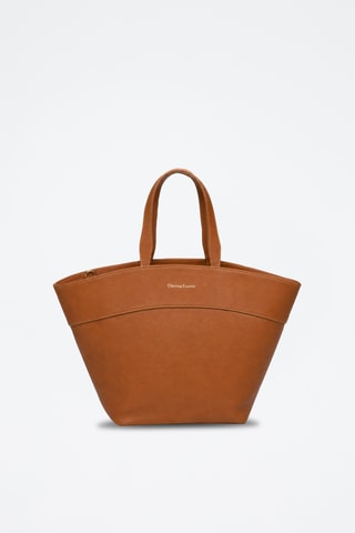 Leren Shopper Mielys - Bruin