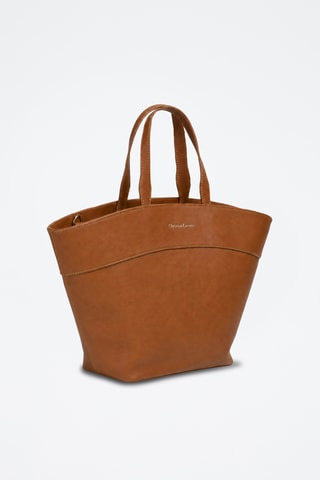 Leren Shopper Mielys - Bruin