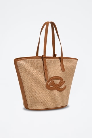 Leren Shopper Calanca - Bruin