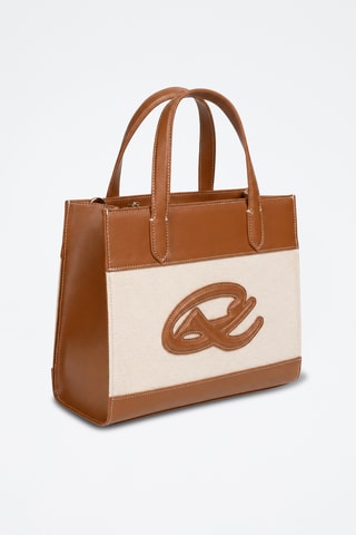 Leren Shopper Caliza - Bruin